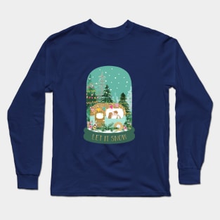 Let it snow xmas camper Long Sleeve T-Shirt